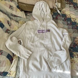 Nike white sweatshirt